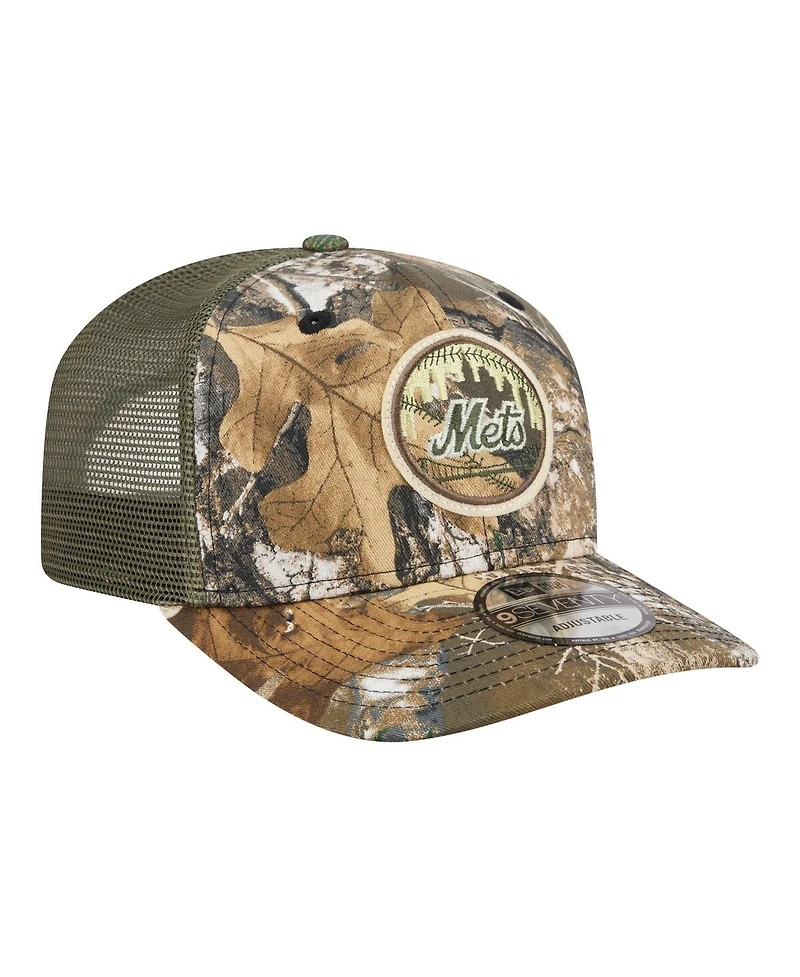 New Era Men's Camo New York Mets Realtree 9SEVENTY Adjustable Hat