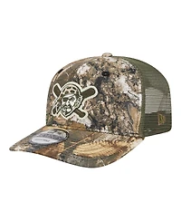 New Era Men's Camo Pittsburgh Pirates Realtree 9SEVENTY Adjustable Hat