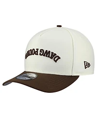 New Era Men's Cream Cleveland Browns Upside Down 9FIFTY A-Frame Snapback Hat
