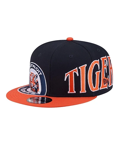 New Era Men's Navy/Orange Detroit Tigers Stretched Two-Tone 9FIFTY Adjustable Hat