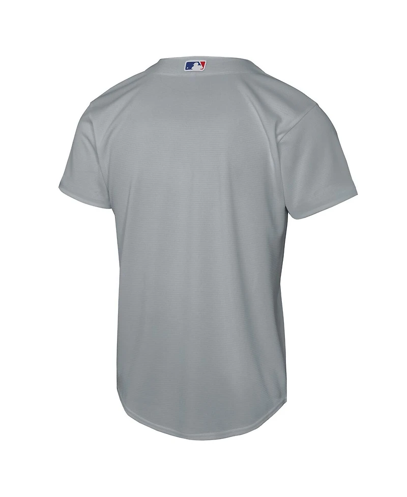 Nike Big Boys and Girls Gray Los Angeles Dodgers Alternate Replica Jersey