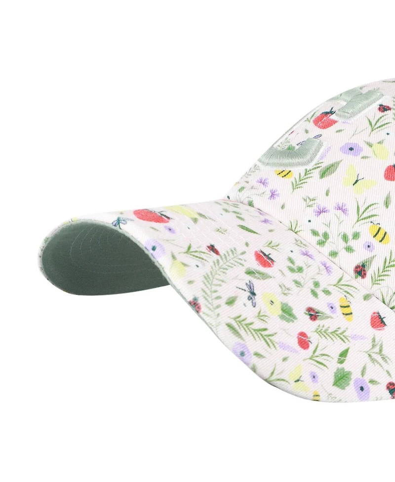 '47 Brand Big Girls Light Pink Cleveland Guardians Posey Clean Up Adjustable Hat