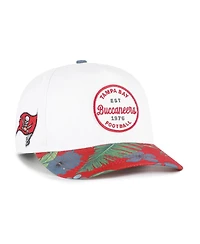 '47 Brand Men's White/Red Tampa Bay Buccaneers Beach Side Hitch Adjustable Hat