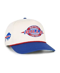 '47 Brand Men's Natural Buffalo Bills Frame Out Two Tone Hitch Adjustable Hat
