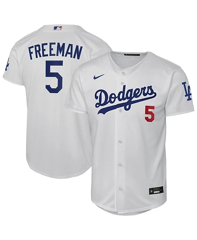 Nike Big Boys and Girls Freddie Freeman White Los Angeles Dodgers Home Stadium Jersey