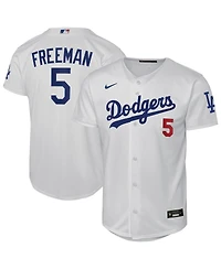 Nike Big Boys and Girls Freddie Freeman White Los Angeles Dodgers Home Stadium Jersey
