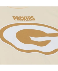 Mitchell & Ness Men's Reggie White Cream Green Bay Packers Sandman Name Number T-Shirt