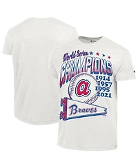 Champion Men's White Atlanta Braves Winning Tradition Cooperstown Tri-Blend T-Shirt
