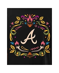 New Era Men's Black Atlanta Braves Dia de los Muertos T-Shirt