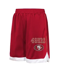 Outerstuff Big Boys and Girls Scarlet San Francisco 49ers All Star Mesh Shorts
