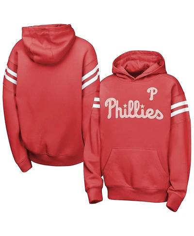 Outerstuff Big Boys and Girls Red Philadelphia Phillies Welcome Team Hoodie