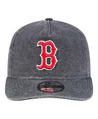 New Era Men's Navy Heather Boston Red Sox Denim Classic 19TWENTY Adjustable Hat