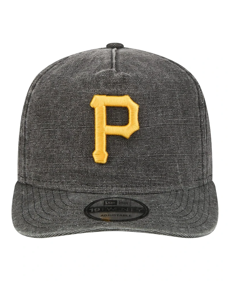 New Era Men's Black Pittsburgh Pirates Denim Classic 19TWENTY Adjustable Hat