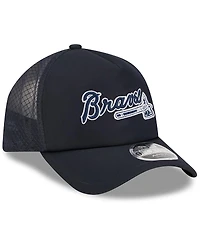 New Era Men's Navy Atlanta Braves 2026 Batting Practice Alternate Apex 9FORTY Adjustable Hat