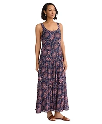Jones New York Petite Scoop Neck Pull-On Maxi Dress