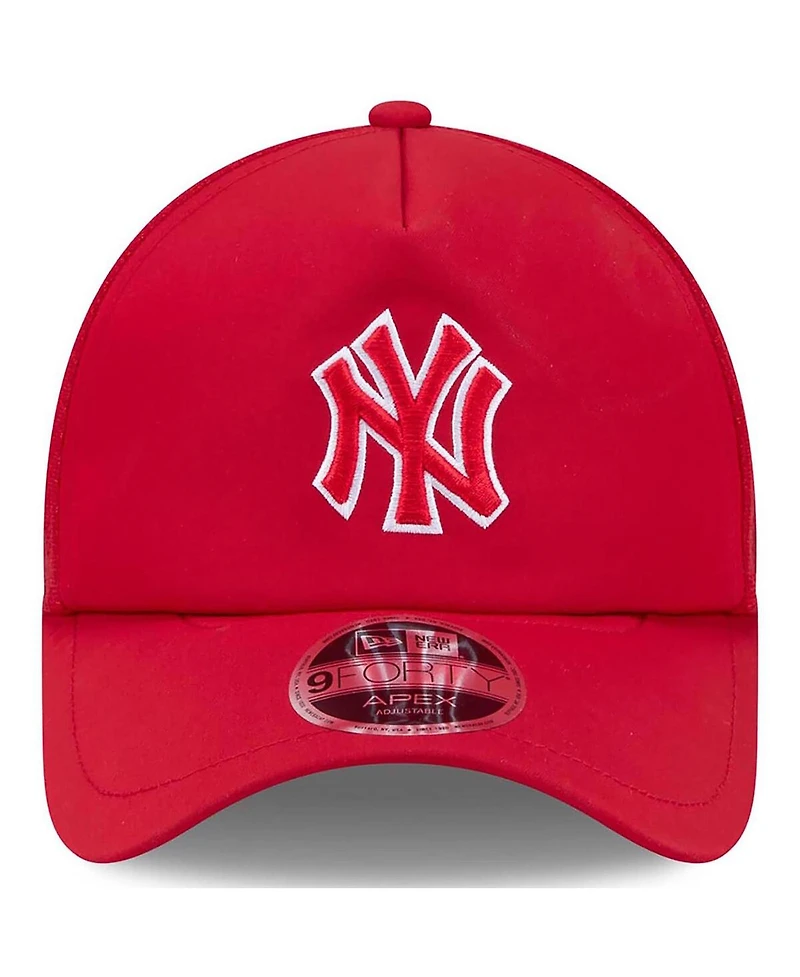 New Era Men's Red New York Yankees 2026 Batting Practice Alternate Apex 9FORTY Adjustable Hat