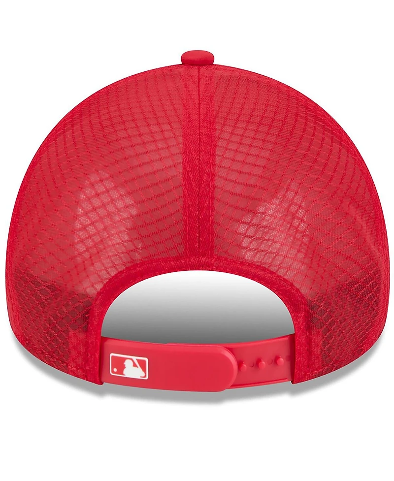 New Era Men's Red Philadelphia Phillies 2026 Batting Practice Alternate Apex 9FORTY Adjustable Hat