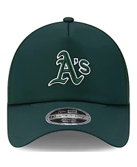 New Era Men's Green Athletics 2026 Batting Practice Apex 9FORTY Adjustable Trucker Hat
