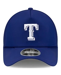 New Era Men's Royal Texas Rangers 2026 Batting Practice Apex 9FORTY Adjustable Trucker Hat