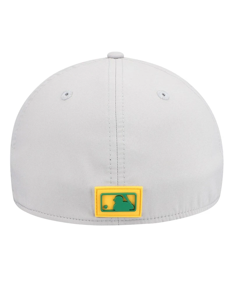 New Era Men's Gray Athletics 2026 Clubhouse Alternate 39THIRTY Flex Hat