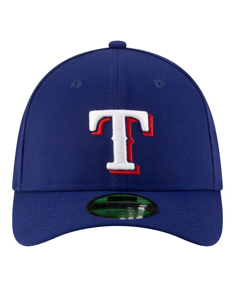 New Era Men's Royal Texas Rangers Player Replica 39THIRTY M-Crown Flex Hat