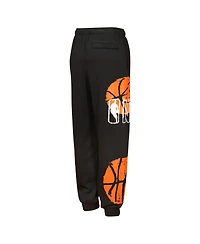 Nike Big Boys and Girls Black Nba Team 31 Baller Club Premium Joggers