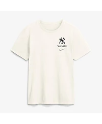 Nike Men's Cream New York Yankees Primetime 2-Hit T-Shirt