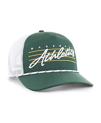 '47 Brand Men's Dark Green Athletics Brrr Downburst Mesh Hitch Adjustable Hat