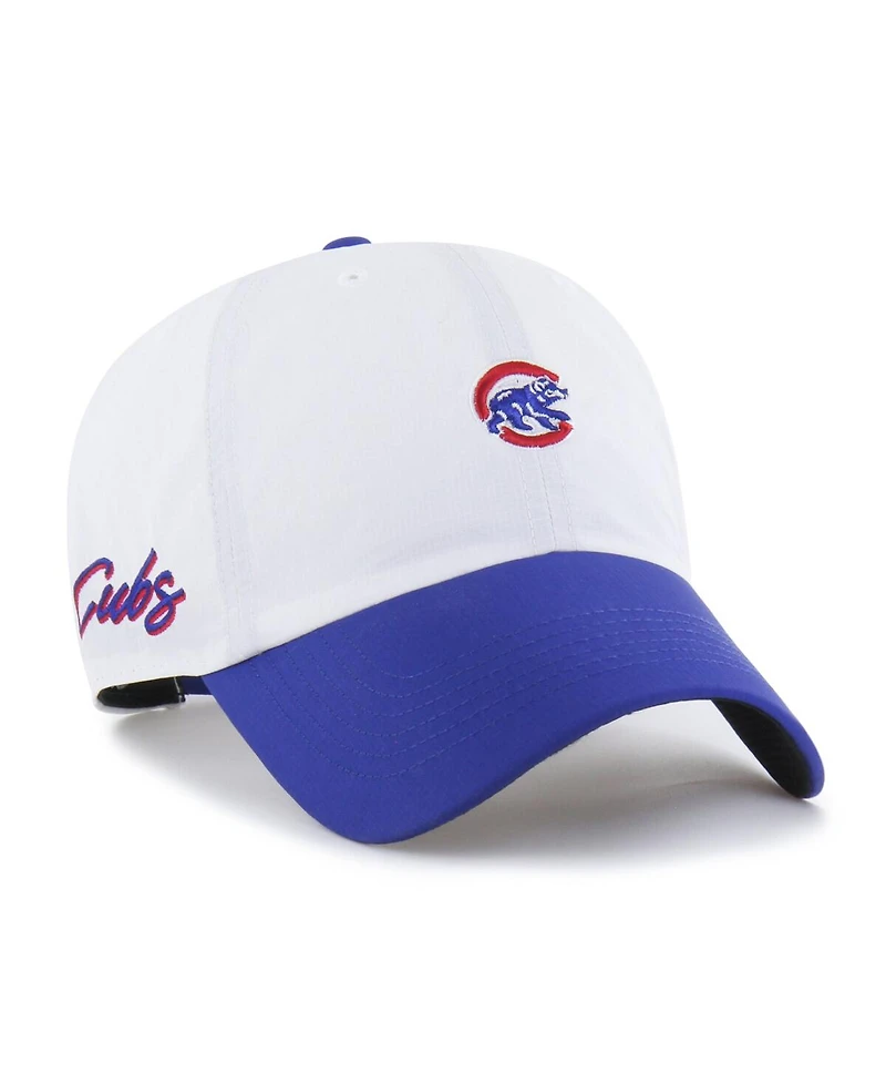 '47 Brand Men's White/Royal Chicago Cubs Vista Mini Clean Up brrr° Adjustable Hat