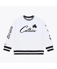 Mitchell & Ness Men's White Boston Celtics Arctic Fleece Sweatshirt