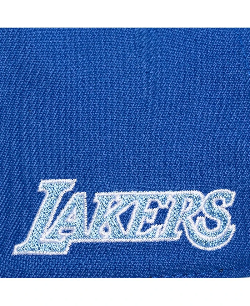 Mitchell & Ness Men's Blue Los Angeles Lakers Legendary Home Pro Pinch Snapback Hat