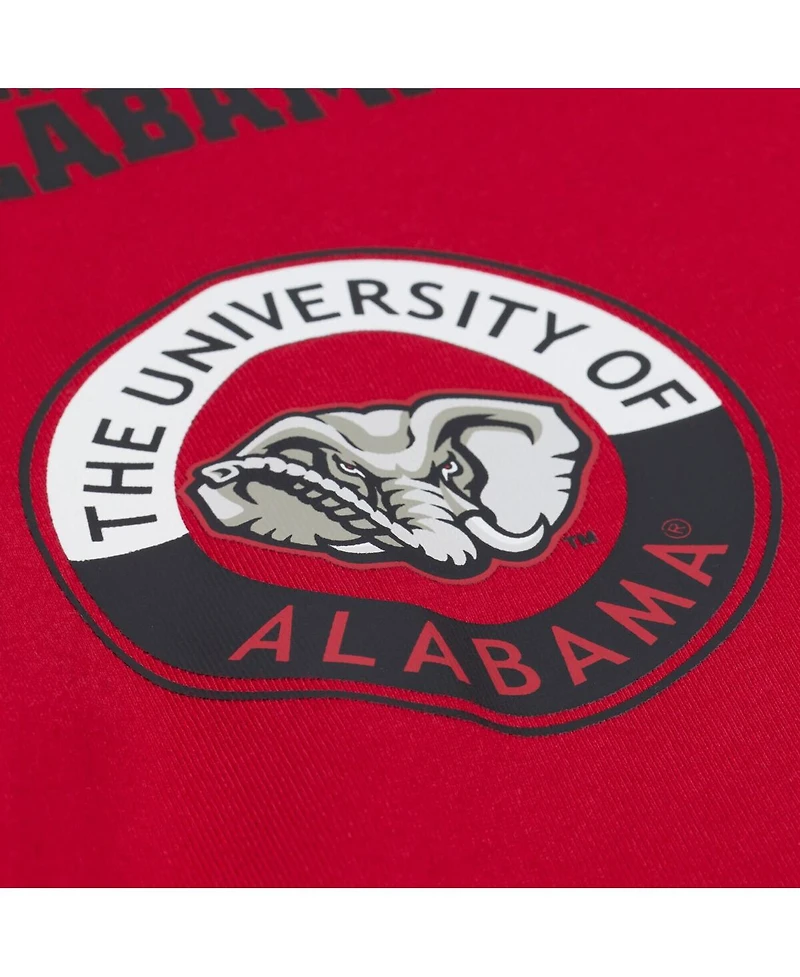 Mitchell & Ness Men's Crimson Alabama Tide Double Clutch Premium T-Shirt