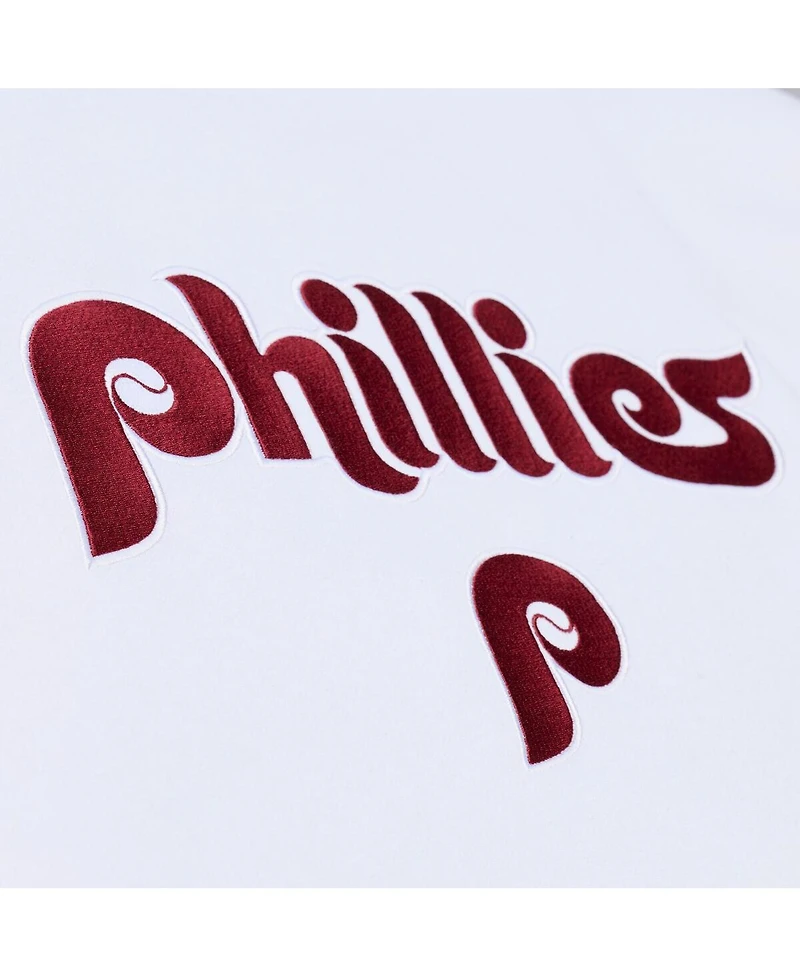 Mitchell & Ness Men's White Philadelphia Phillies Arctic Fleece Sweatshirt
