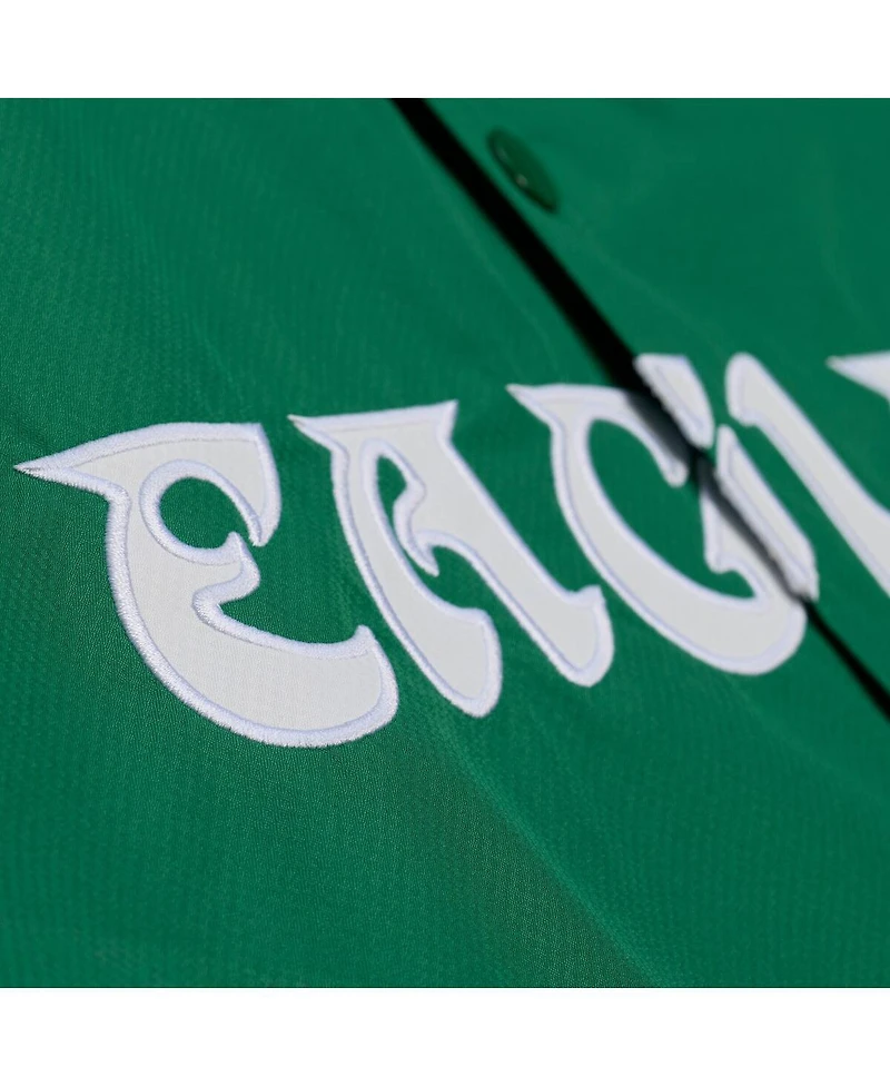 Mitchell & Ness Men's Kelly Green Philadelphia Eagles Coaches Full-Snap Hooded Windbreaker Jacket