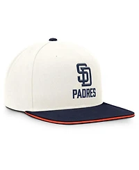 Nike Men's Cream/Navy San Diego Padres Cooperstown Pro Dri-fit Snapback Hat