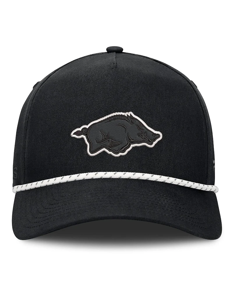 Fanatics Men's Black Arkansas Razorbacks Undertone Rope Adjustable Hat