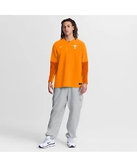 Nike Men's Tennessee Orange Volunteers Dugout Dri-fit Quarter-Zip Long Sleeve Windshirt