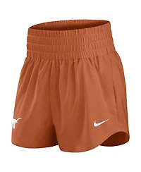 Nike Women's Texas Orange Longhorns Performance One Dri-fit High-Rise Shorts