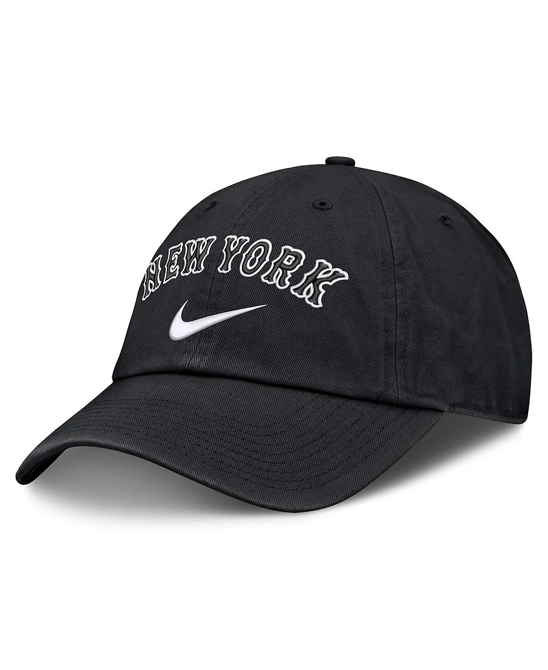 Nike Men's Black New York Mets Primetime Club Adjustable Hat