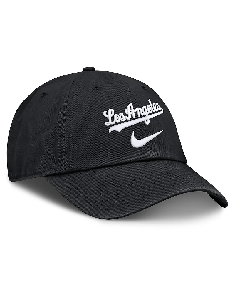 Nike Men's Black Los Angeles Dodgers Primetime Club Adjustable Hat