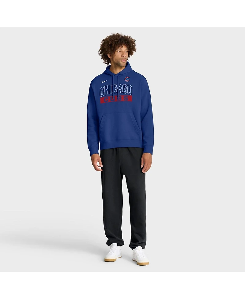 Nike Men's Royal Chicago Cubs Primetime Club Hoodie