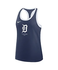 Nike Women's Navy Detroit Tigers Tri-Blend Dri-fit Racerback Tank Top