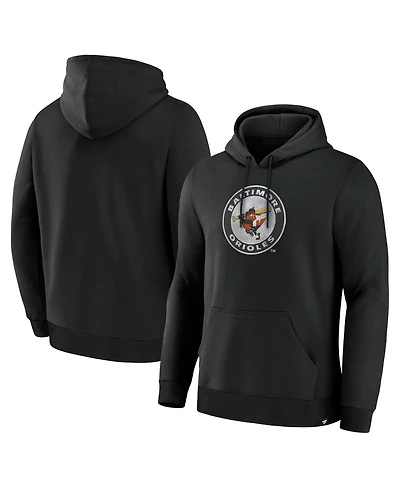 Fanatics Men's Black Baltimore Orioles Heritage Hoodie