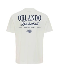 Sportiqe Men's and Women's Cream Orlando Magic Athletic Club Collection Duke Relaxed fit Premium T-Shirt