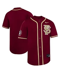 Nike Big Boys and Girls Garnet Florida State Seminoles Limited Baseball Jersey