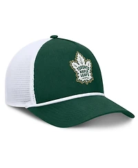 Fanatics Men's Green/White Toronto Maple Leaf's Bermuda A-Frame Adjustable Hat