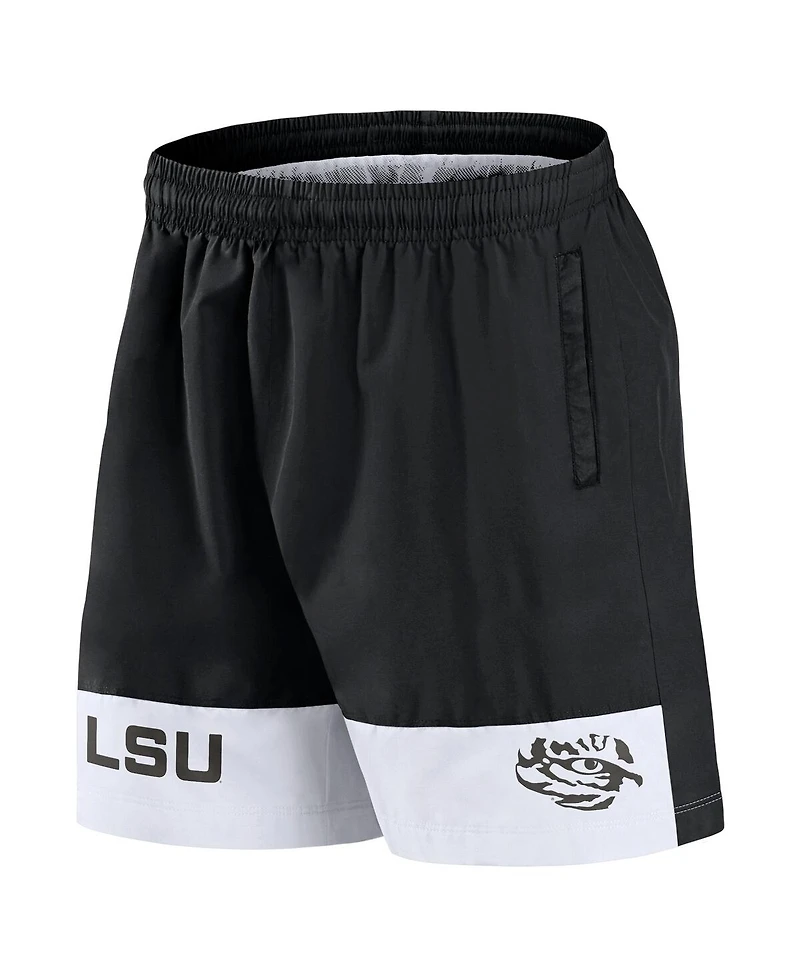 Fanatics Men's Black Lsu Tigers Elements Intensity Woven Shorts