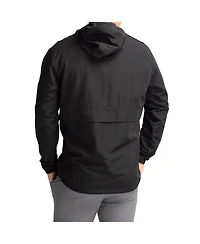Cutter & Buck Men's Black Washington State Cougars Charter Half-Zip Anorak Jacket