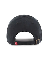 '47 Brand Men's Houston Rockets Black on Black Clean Up Adjustable Hat