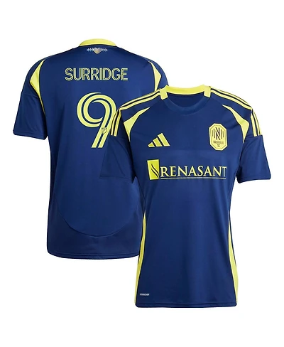 Adidas Men's Sam Surridge Navy Nashville Sc 2025 The Heart of Nashville Kit Replica Player Jersey